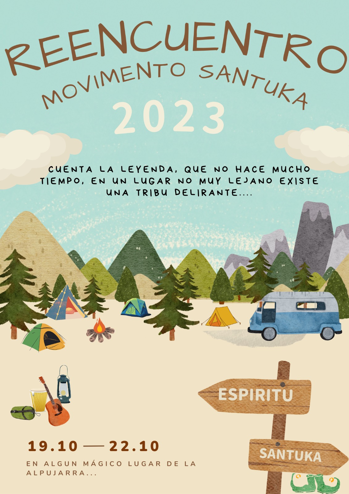 Cartel Encuentro 2023 - Alpujarra