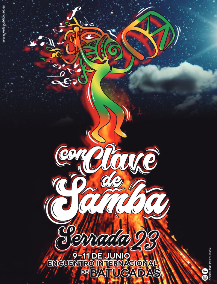 Cartel del Festival Con Clave de Samba